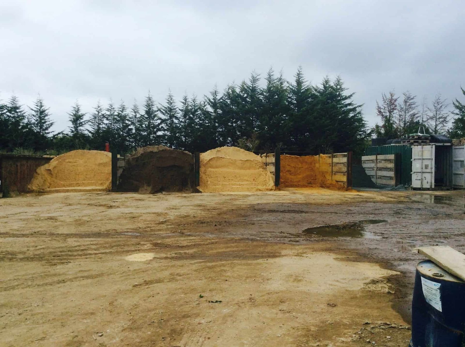 Aggregate delivery and loading at PR Bates