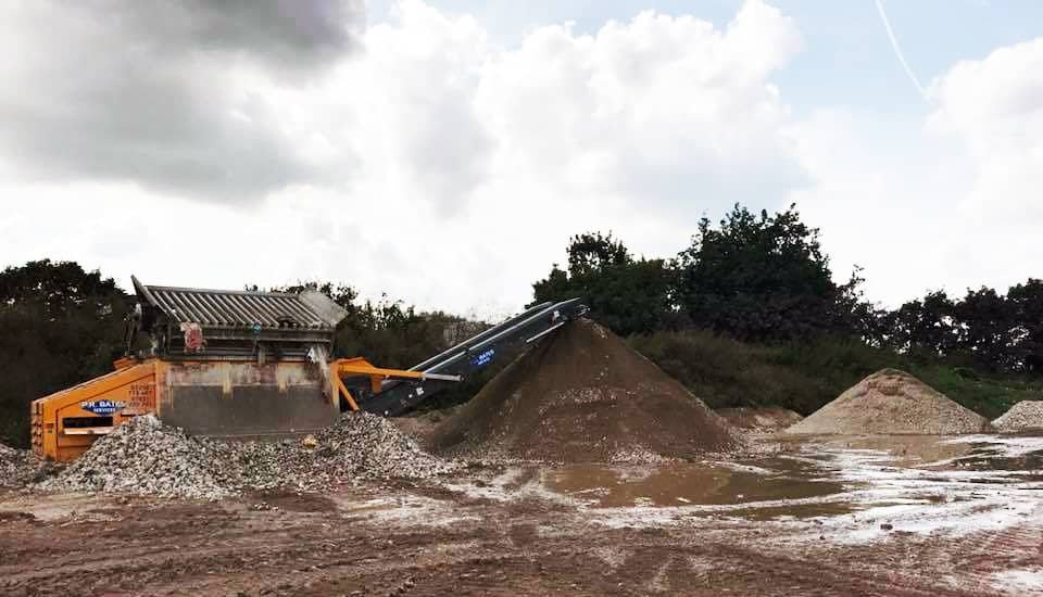 Accepted materials tipping at PR Bates