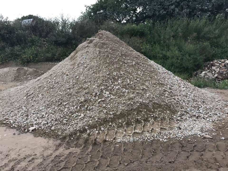 Type 1 crushed concrete supplied by PR Bates