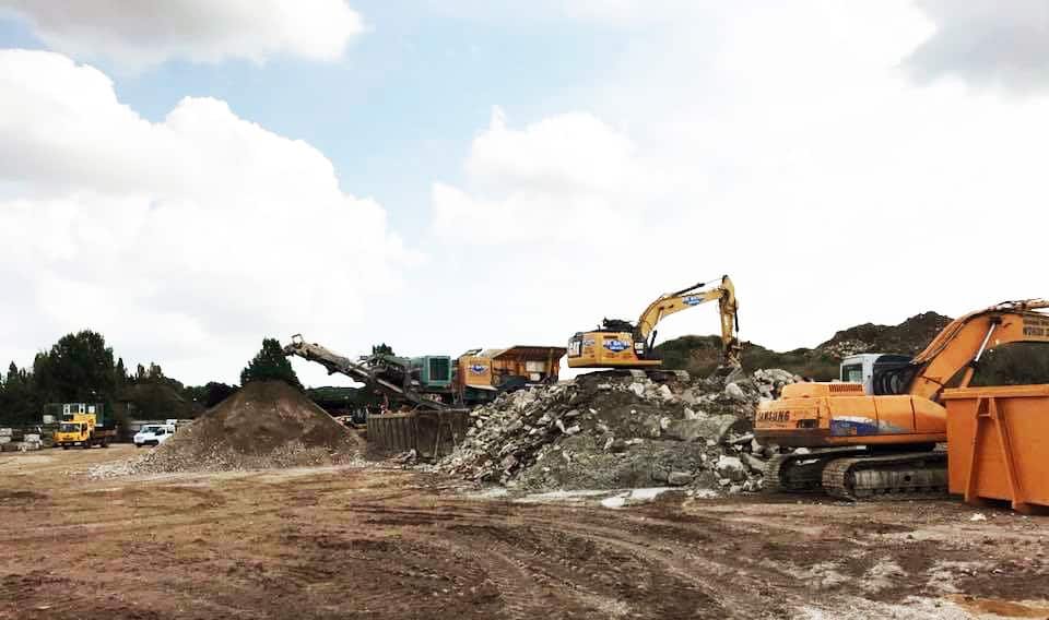 Primary aggregate stock at PR Bates