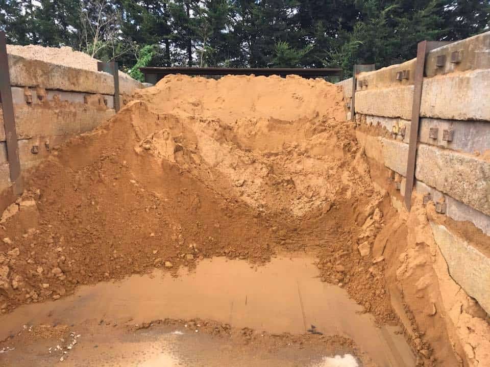 Building sand supplied by PR Bates